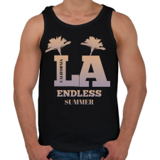 PRINTFASHION los angeles california - Férfi atléta - Fekete atléta, trikó