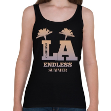 PRINTFASHION los angeles california - Női atléta - Fekete női trikó