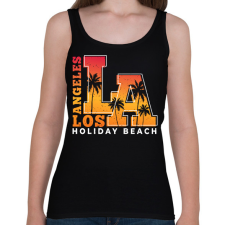 PRINTFASHION los angeles - Női atléta - Fekete női trikó
