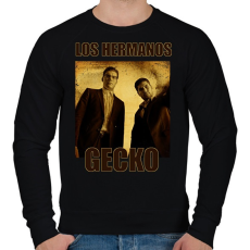 PRINTFASHION LOS HERMANOS GECKO - Férfi pulóver - Fekete