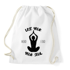 PRINTFASHION Lose your mind find your soul - Sportzsák, Tornazsák - Fehér tornazsák