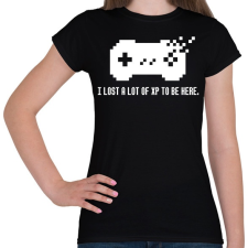 PRINTFASHION LOST A LOT OF XP - Női póló - Fekete női póló