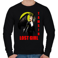 PRINTFASHION lost girl tamsin colorful - Férfi pulóver - Fekete