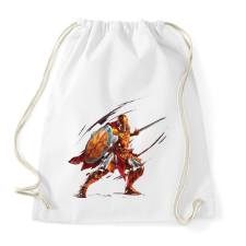 PRINTFASHION Lovag - Sportzsák, Tornazsák - Fehér tornazsák