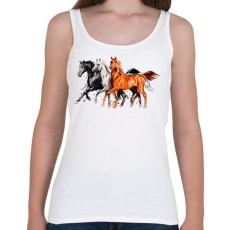 PRINTFASHION Lovak - Női atléta - Fehér