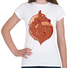 PRINTFASHION Lovak - Női póló - Fehér női póló