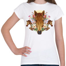 PRINTFASHION Lovak - Női póló - Fehér