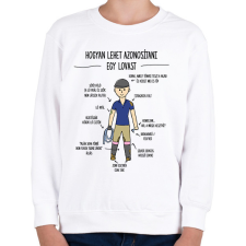 PRINTFASHION Lovas azonosítás - Gyerek pulóver - Fehér gyerek pulóver, kardigán