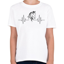 PRINTFASHION Lovas szívdobbanás - Gyerek póló - Fehér gyerek póló
