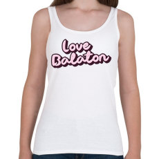 PRINTFASHION Love Balaton - Női atléta - Fehér