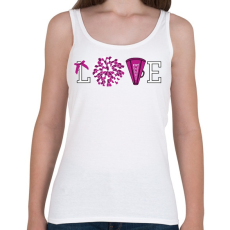 PRINTFASHION Love cheerleader - Női atléta - Fehér