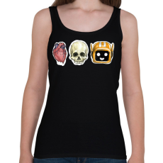 PRINTFASHION Love Death + Robots - Női atléta - Fekete