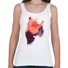 PRINTFASHION Love forever - Női atléta - Fehér női trikó