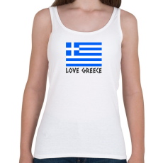 PRINTFASHION LOVE GREECE - Női atléta - Fehér