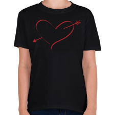 PRINTFASHION Love - Gyerek póló - Fekete gyerek póló