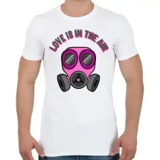 PRINTFASHION love is in the air - Férfi póló - Fehér férfi póló