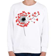 PRINTFASHION Love is in the air - Gyerek pulóver - Fehér