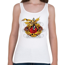 PRINTFASHION Love Kills - Női atléta - Fehér női trikó