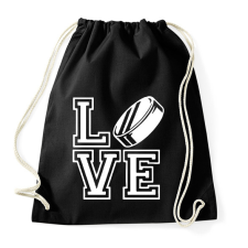 PRINTFASHION Love koronggal - Sportzsák, Tornazsák - Fekete tornazsák