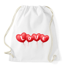 PRINTFASHION Love lufik - Sportzsák, Tornazsák - Fehér tornazsák