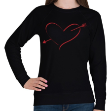 PRINTFASHION Love - Női pulóver - Fekete női pulóver, kardigán