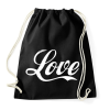 PRINTFASHION Love - Sportzsák, Tornazsák - Fekete
