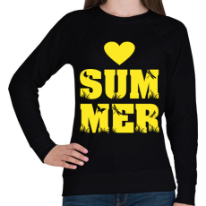 PRINTFASHION Love summer - Női pulóver - Fekete