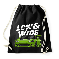 PRINTFASHION Low & Wide - Sportzsák, Tornazsák - Fekete tornazsák