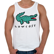 PRINTFASHION lowcost - Férfi atléta - Fehér atléta, trikó