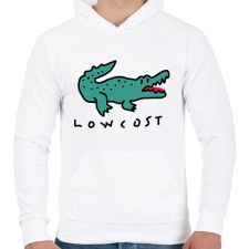 PRINTFASHION lowcost - Férfi kapucnis pulóver - Fehér férfi pulóver, kardigán