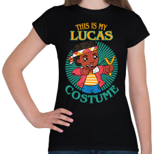 PRINTFASHION Lucas costume - Női póló - Fekete női póló