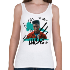 PRINTFASHION Lucas - Stranger Things - Női atléta - Fehér női trikó