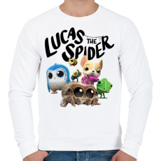 PRINTFASHION Lucas the spider - Férfi pulóver - Fehér