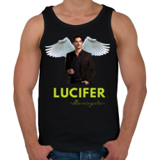 PRINTFASHION lucifer colored - Férfi atléta - Fekete