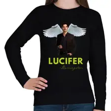 PRINTFASHION lucifer colored - Női pulóver - Fekete női pulóver, kardigán