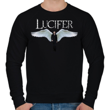 PRINTFASHION Lucifer - Férfi pulóver - Fekete férfi pulóver, kardigán