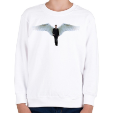 PRINTFASHION Lucifer - Gyerek pulóver - Fehér