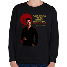 PRINTFASHION lucifer-quote4 - Gyerek pulóver - Fekete