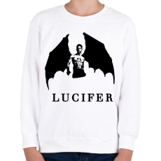 PRINTFASHION LUCIFER SZÁRNYAKKAL - Gyerek pulóver - Fehér