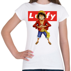 PRINTFASHION Luffy - Női póló - Fehér