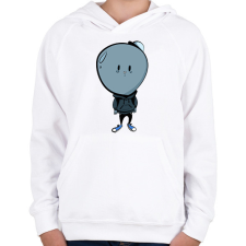 PRINTFASHION Lufifej - Gyerek kapucnis pulóver - Fehér gyerek pulóver, kardigán