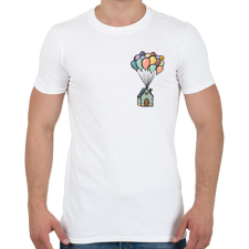 PRINTFASHION Lufis ház - Férfi póló - Fehér férfi póló