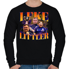 PRINTFASHION Luke Littler - Darts - Férfi pulóver - Fekete férfi pulóver, kardigán