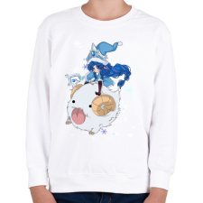 PRINTFASHION Lulu - Gyerek pulóver - Fehér gyerek pulóver, kardigán