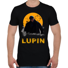 PRINTFASHION LUPIN - Férfi póló - Fekete férfi póló