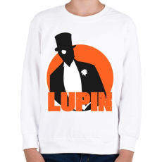 PRINTFASHION Lupin - Gyerek pulóver - Fehér