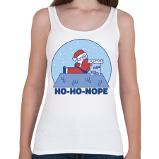 PRINTFASHION Lusta Télapó - Női atléta - Fehér női trikó