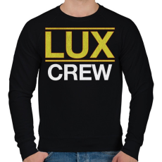 PRINTFASHION Lux Crew - Férfi pulóver - Fekete