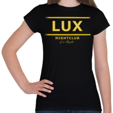 PRINTFASHION luxnightclub - Női póló - Fekete női póló