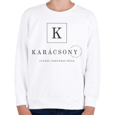 PRINTFASHION LUXURY CHRISTMAS WEAR - Gyerek pulóver - Fehér gyerek pulóver, kardigán